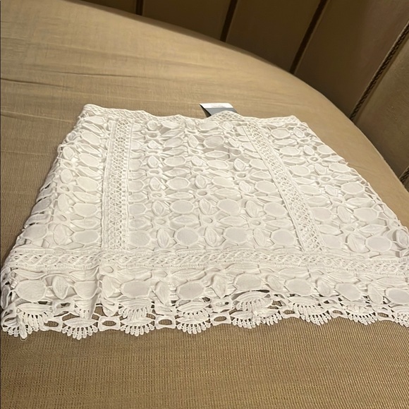 Topshop Dresses & Skirts - NWT Topshop Elegant White Lace Skirt